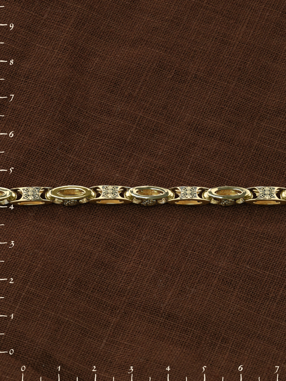 Цепь из лимонного золота