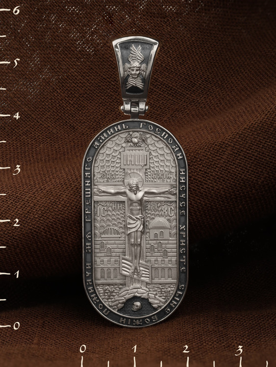 Образок из белого золота