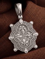 Образок из белого золота