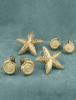 Серьги из лимонного золота