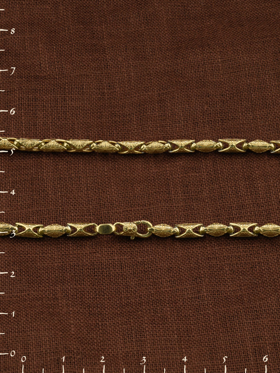 Цепь из лимонного золота