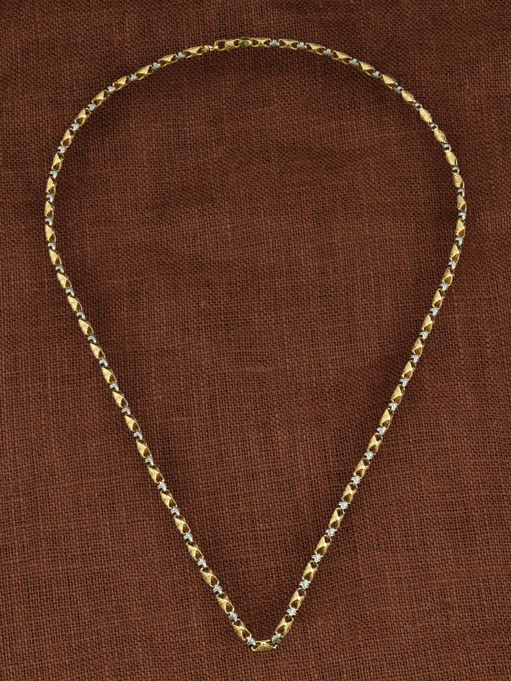 Цепь из лимонного золота