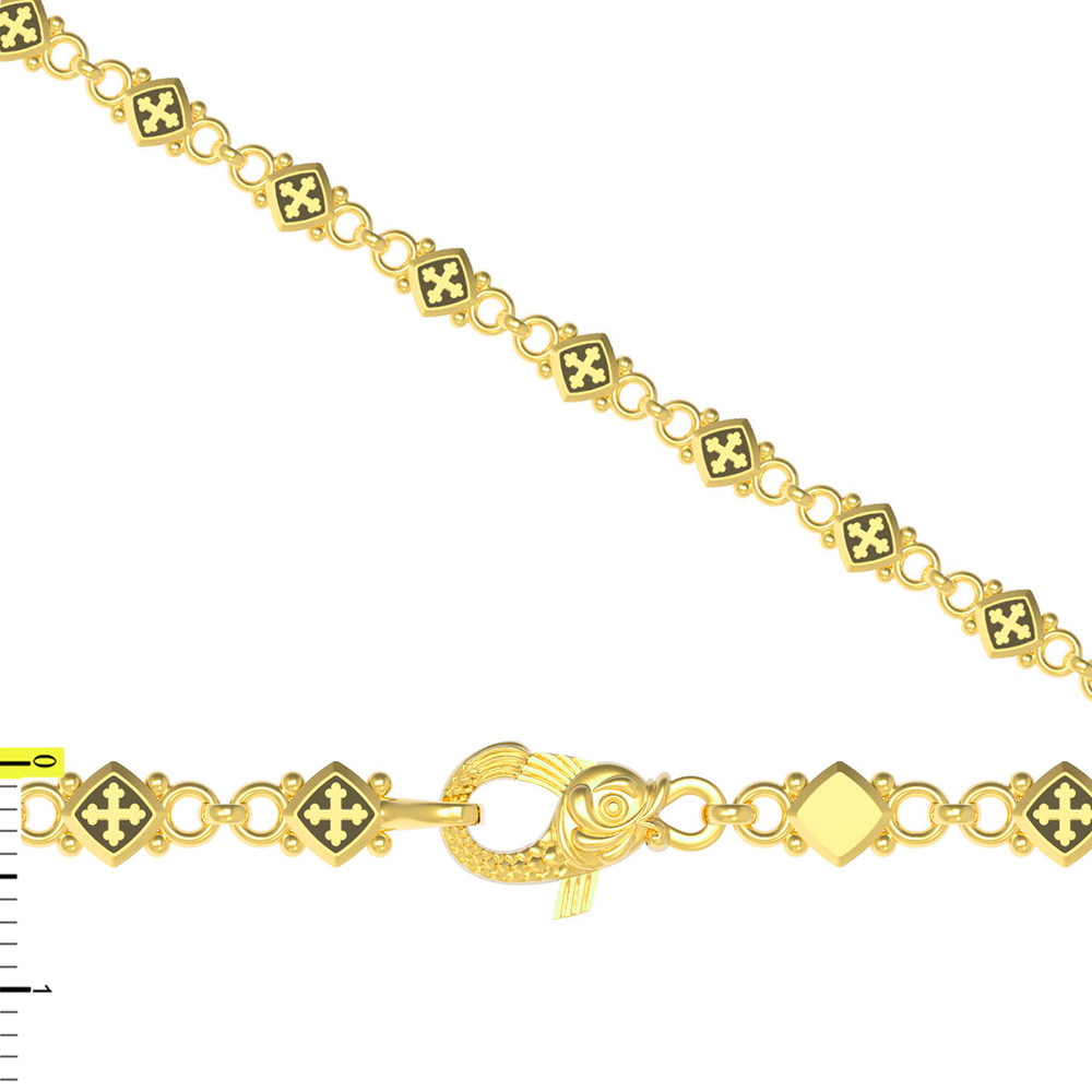 Браслет из лимонного золота