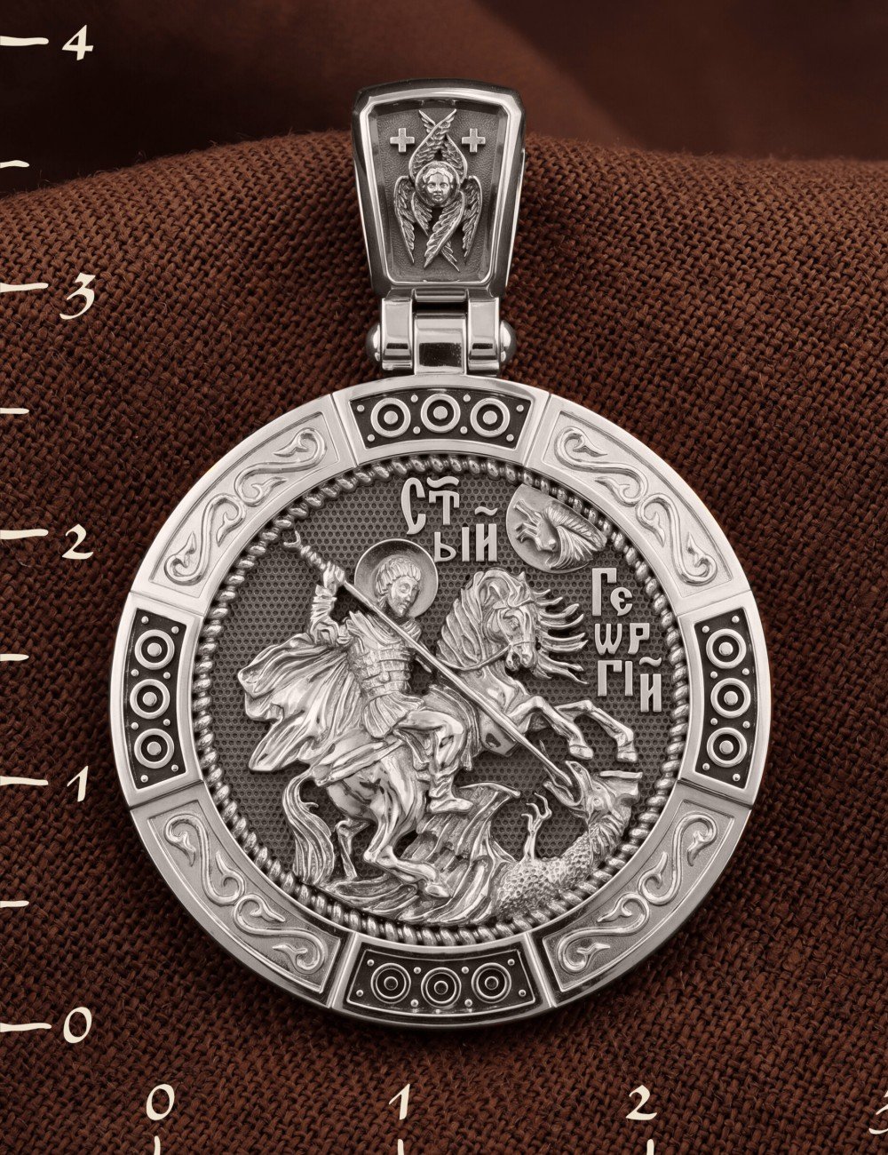 Образок из белого золота