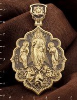 Образок из лимонного золота