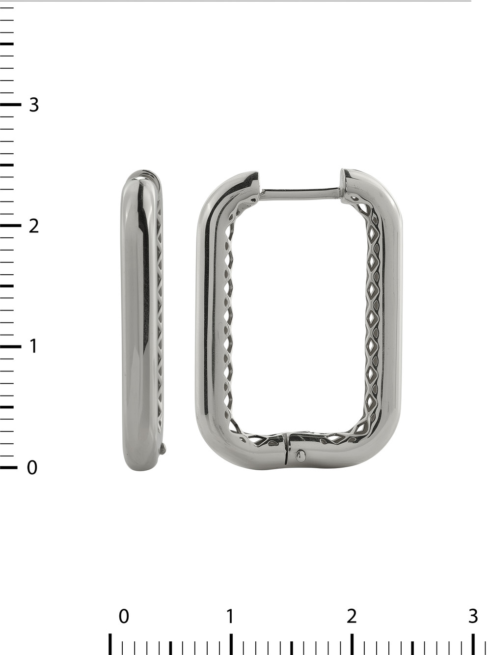 Серьги из белого золота