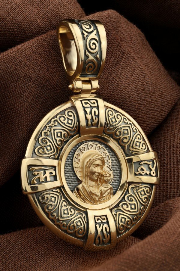 Образок из лимонного золота