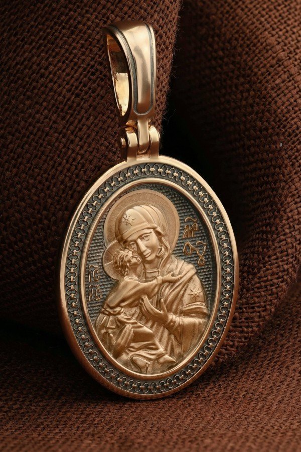 Образок из золота 585 пробы