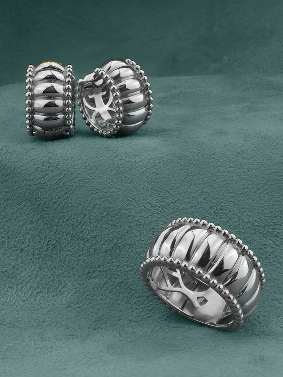 Серьги из белого золота