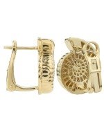 Серьги из лимонного золота