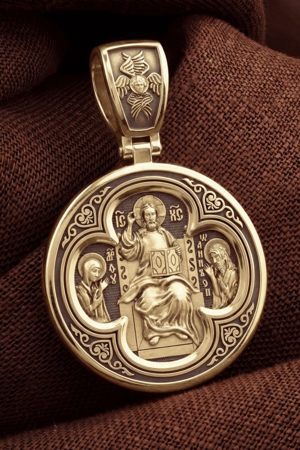 Образок из лимонного золота