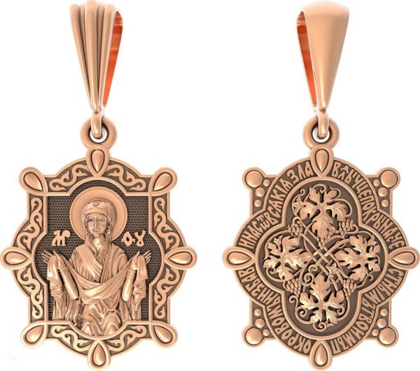 Образок из золота