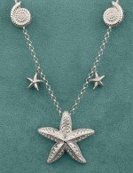 Колье из белого золота