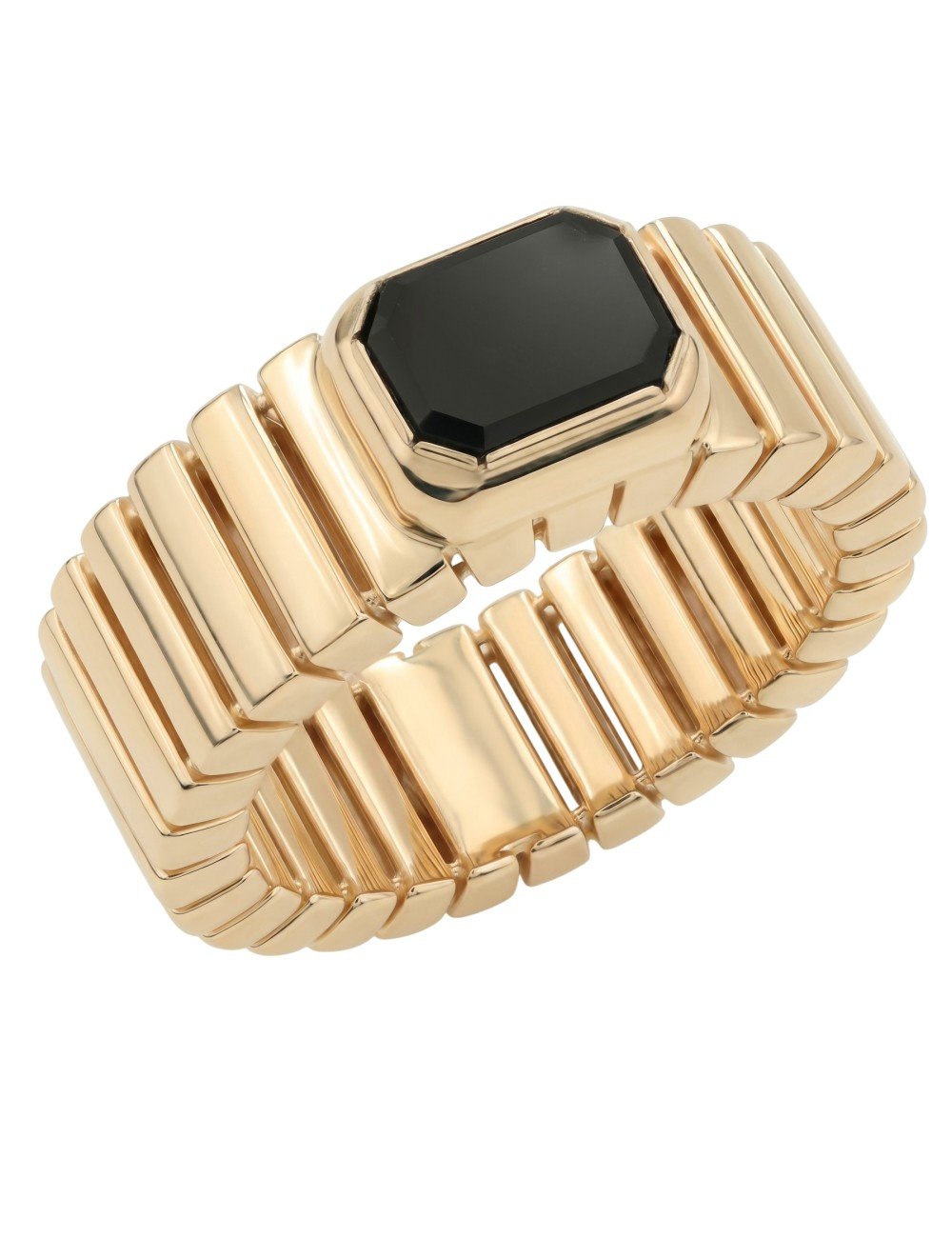 Кольцо из золота c ониксом