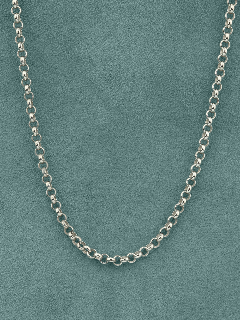 Цепь из белого золота