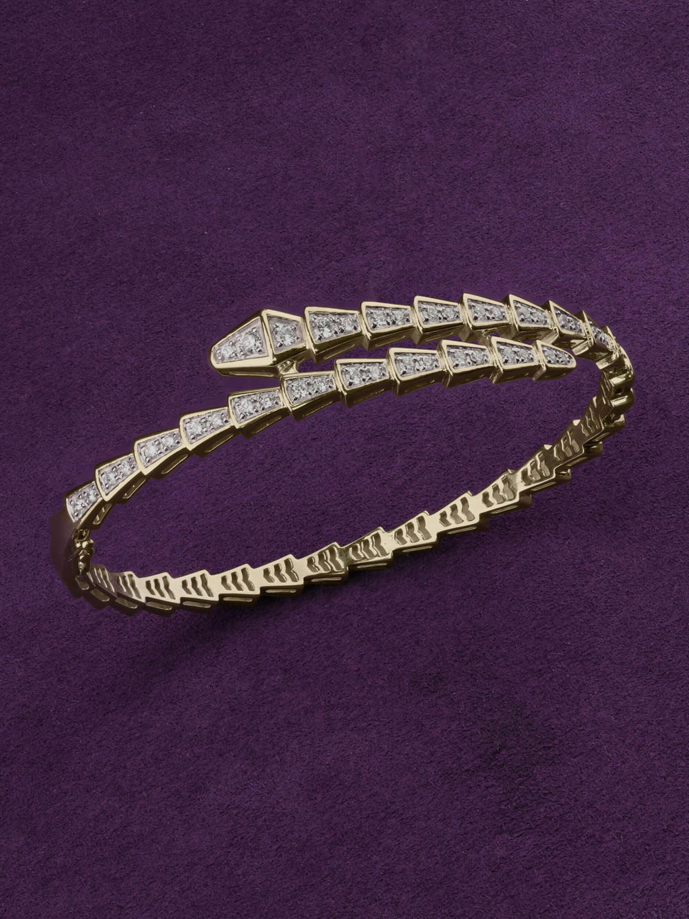 Браслет из лимонного золота c бриллиантами