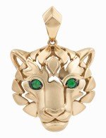 Подвеска из золота c изумрудом