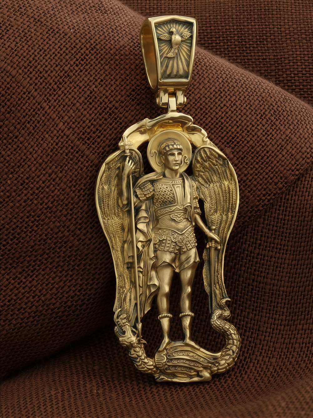 Образок из лимонного золота