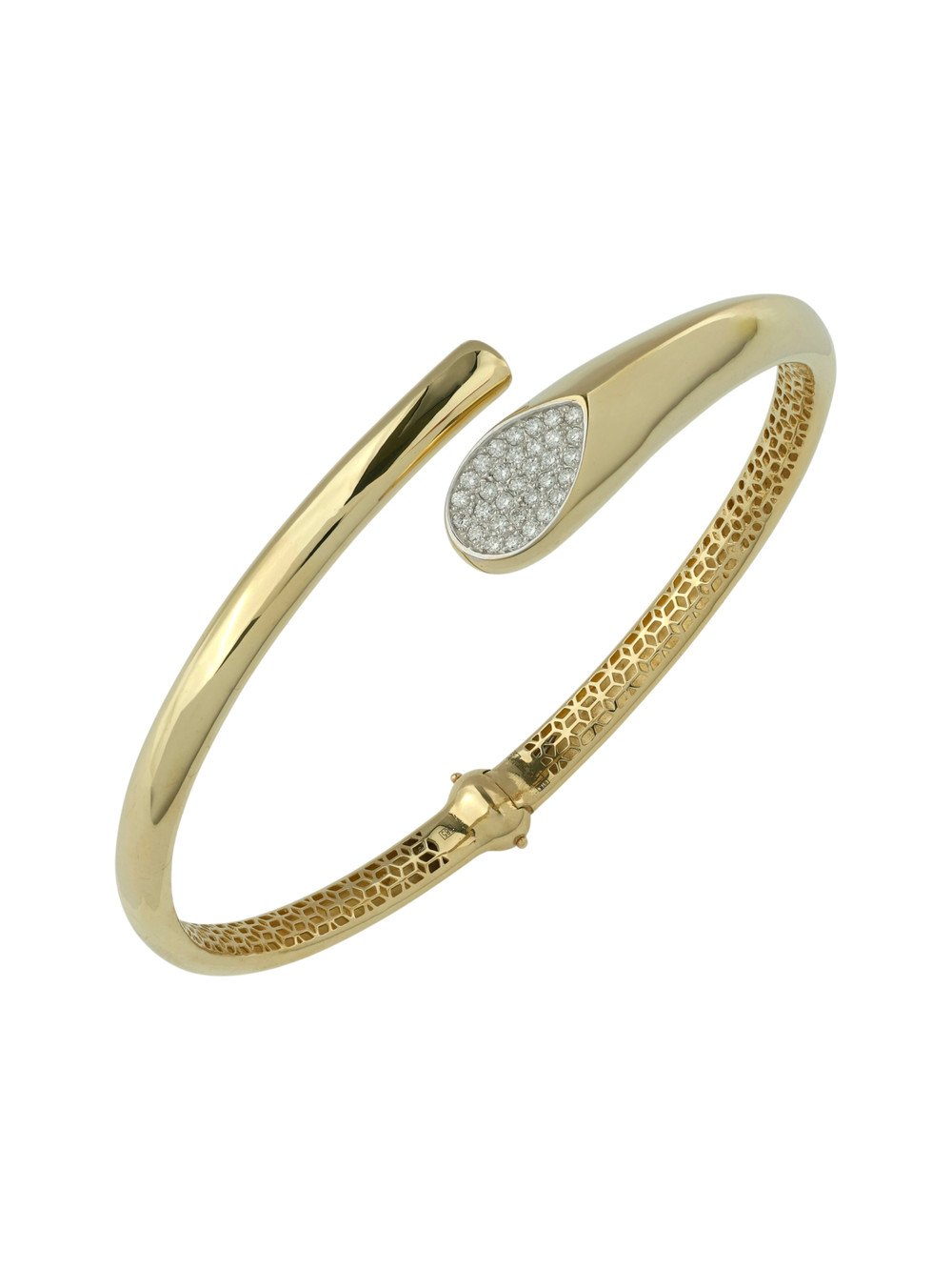 Браслет из лимонного золота c бриллиантами