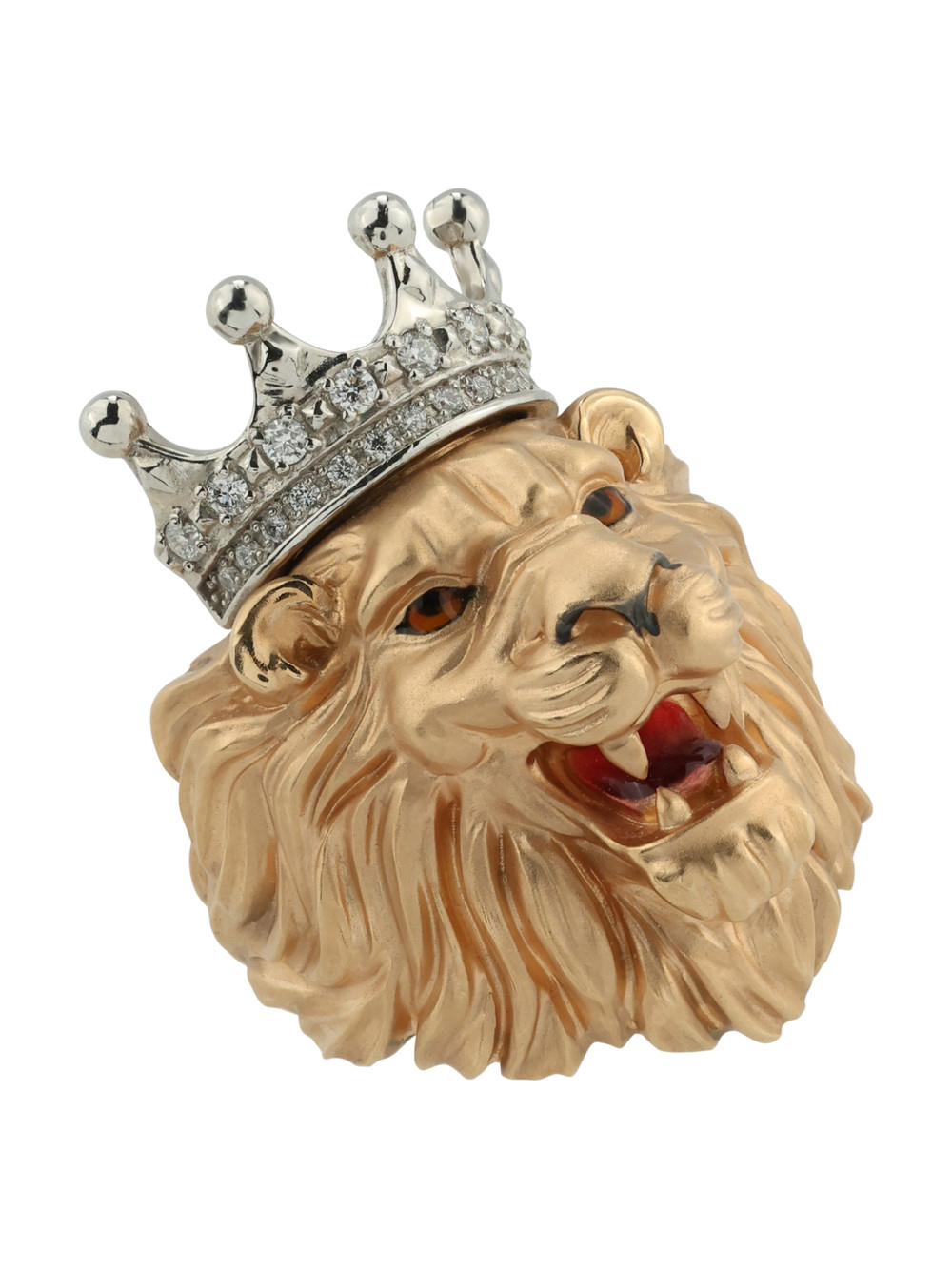 Кольцо из золота c эмаль и бриллиантами