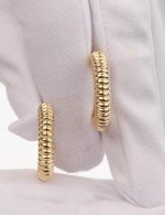 Серьги из лимонного золота 585 пробы