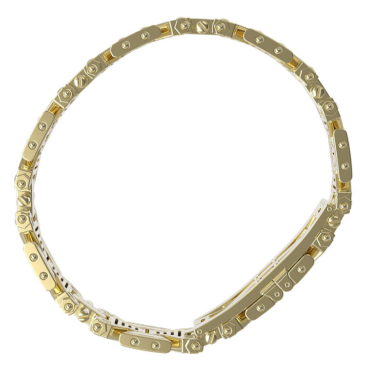 Браслет из лимонного золота c бриллиантами