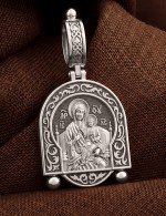 Образок из белого золота 585 пробы