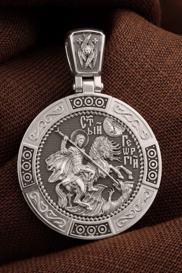 Образок из белого золота