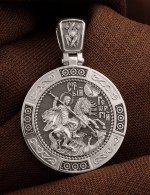 Образок из белого золота