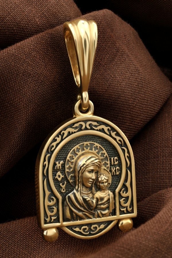 Образок из лимонного золота