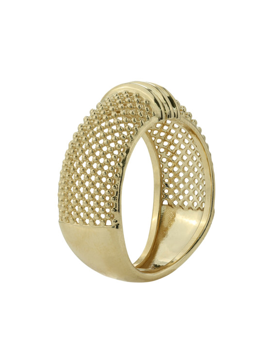 Кольцо из лимонного золота