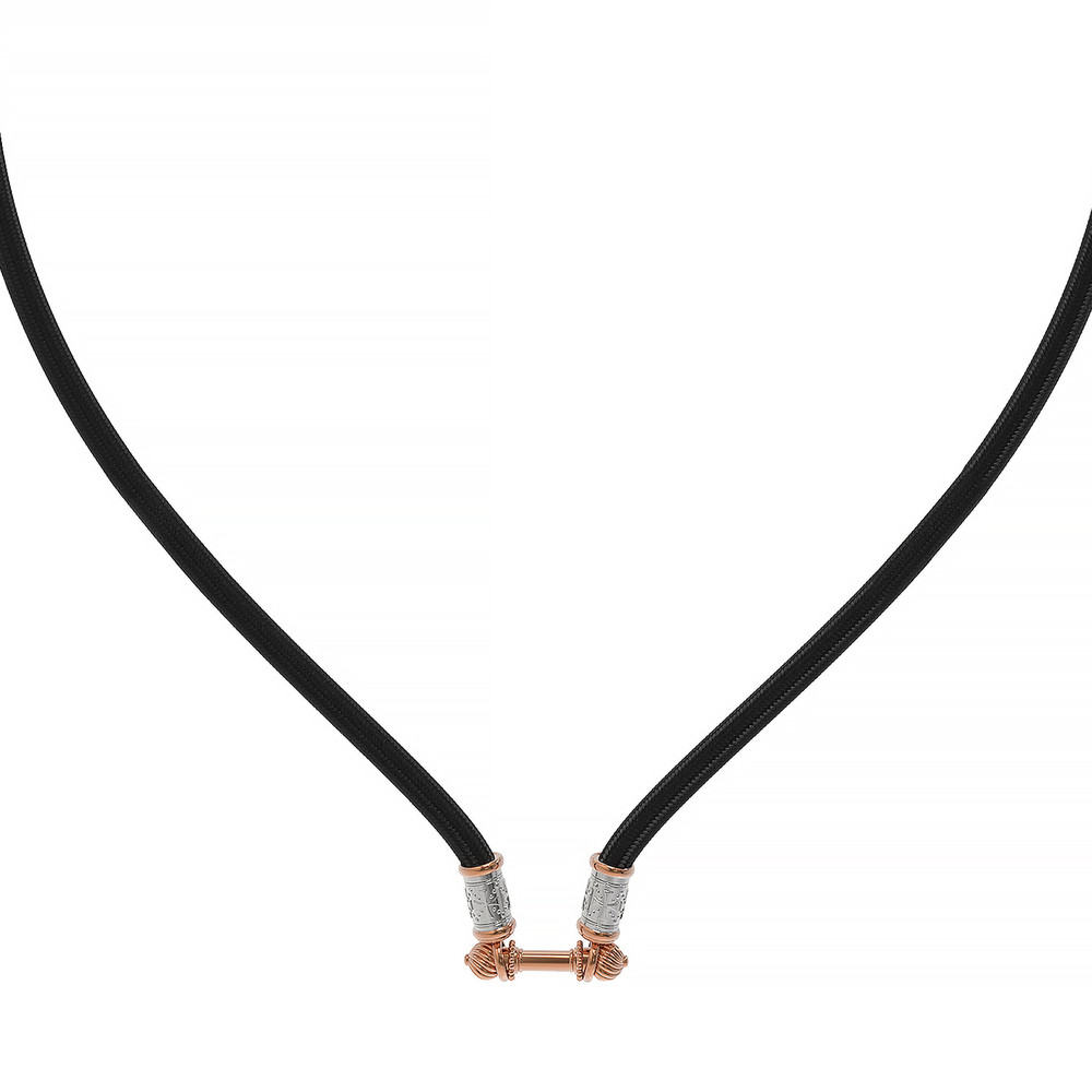 Шнурок шёлковый из золота c шёлковым шнурком