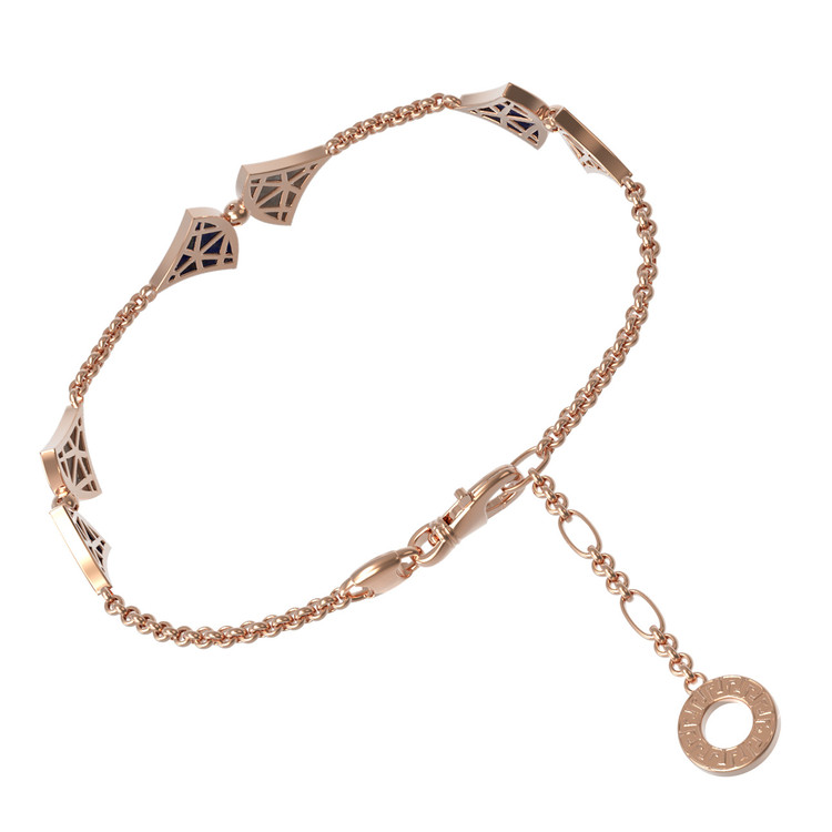 Браслет из золота c лазуритом и перламутром