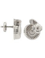 Серьги из белого золота