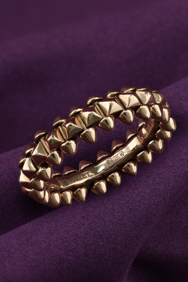 Кольцо из розового золота