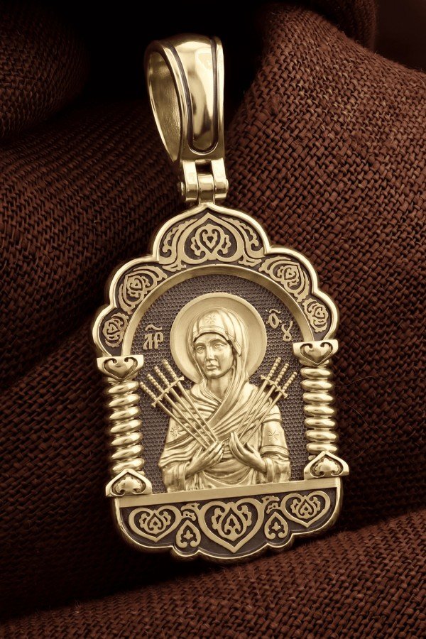 Образок из лимонного золота