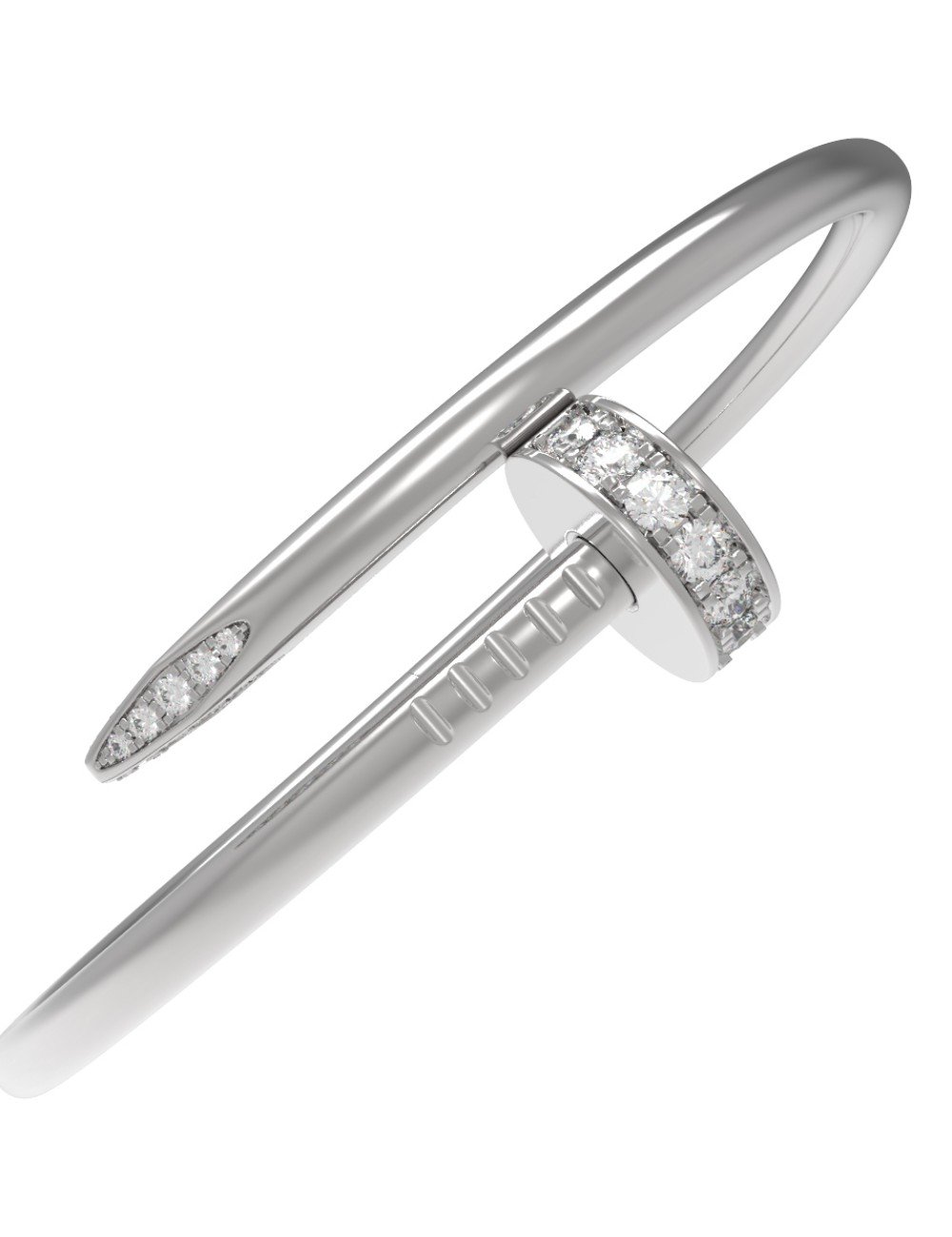 Браслет из белого золота c бриллиантами