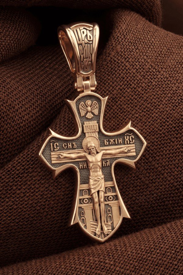 Крест из золота 585 пробы