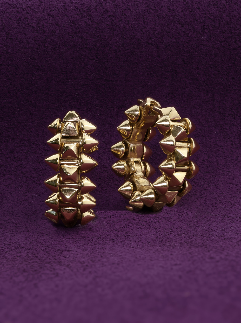 Серьги из лимонного золота