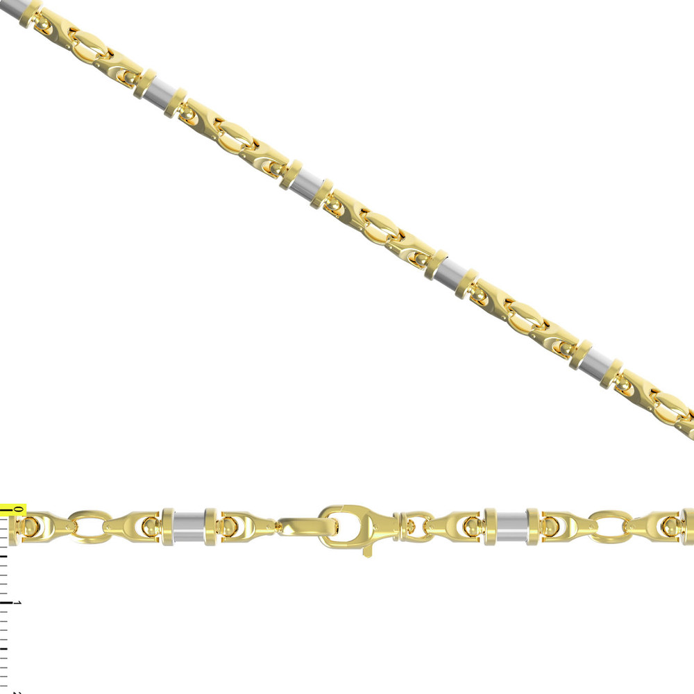 Цепь из лимонного золота