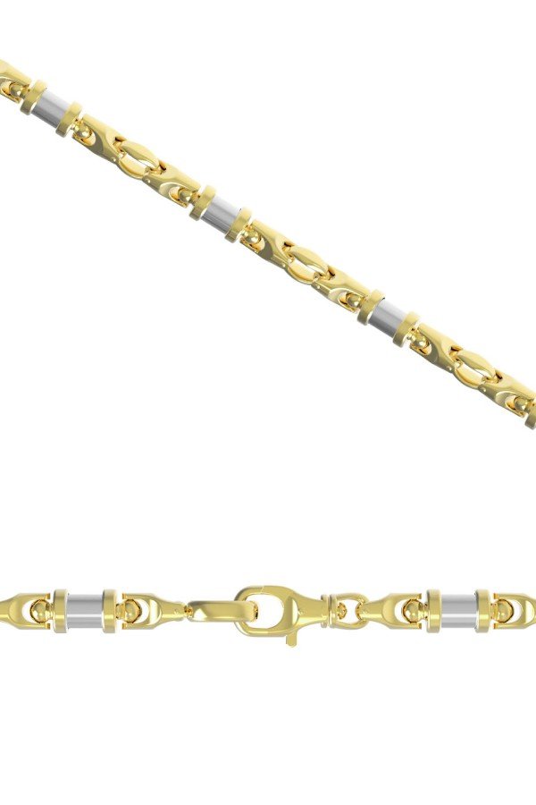 Цепь из лимонного золота