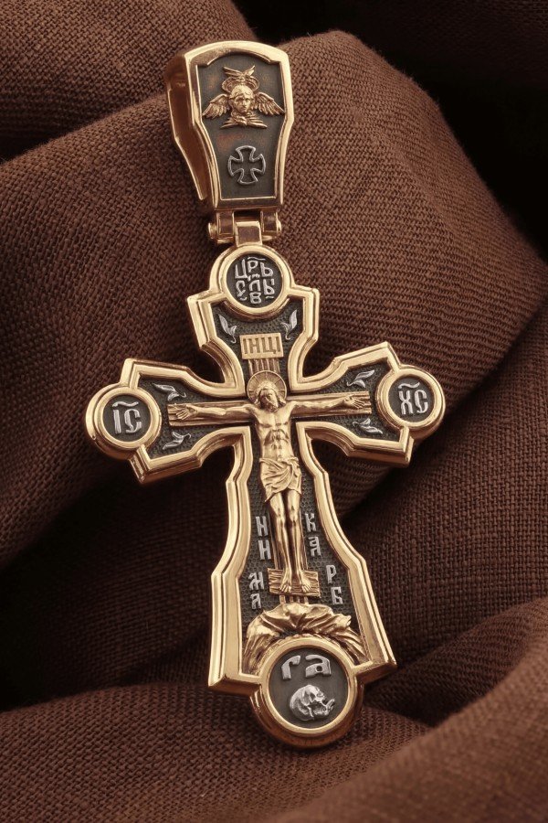 Крест из золота 585 пробы