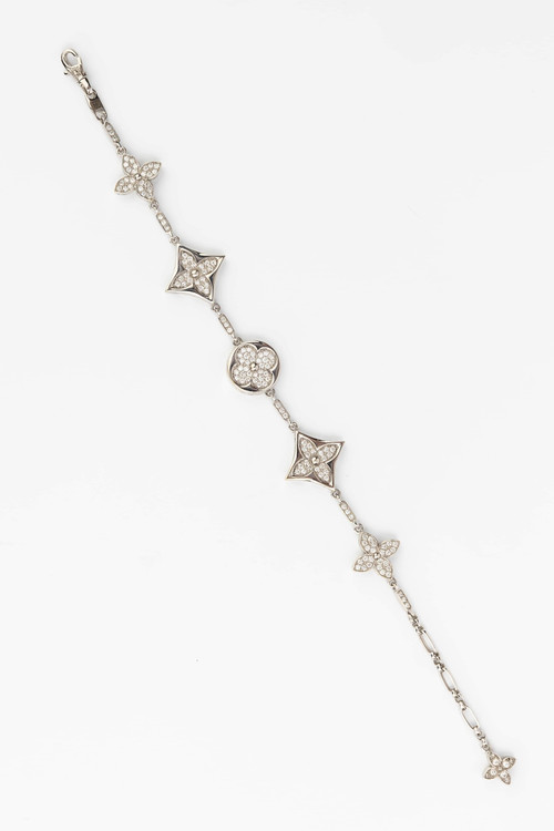 Браслет из белого золота c бриллиантами