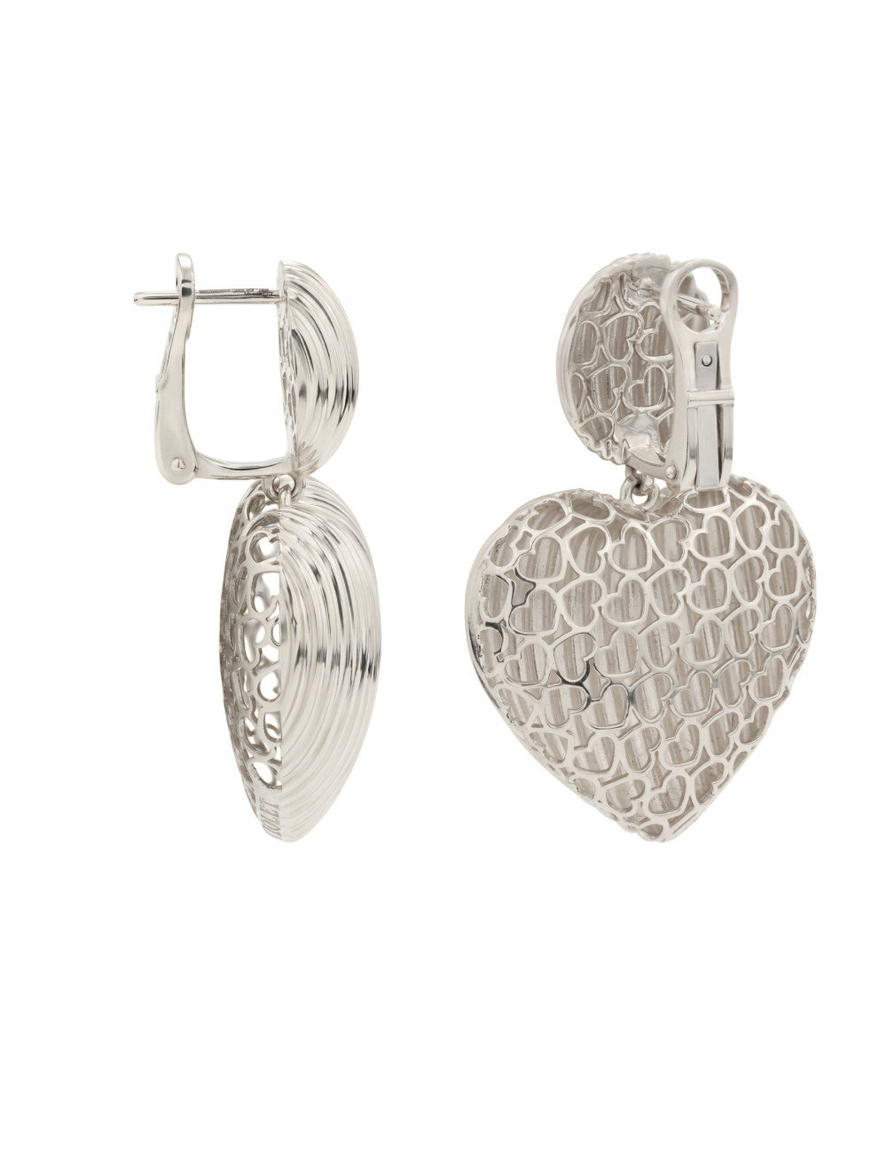 Серьги из белого золота