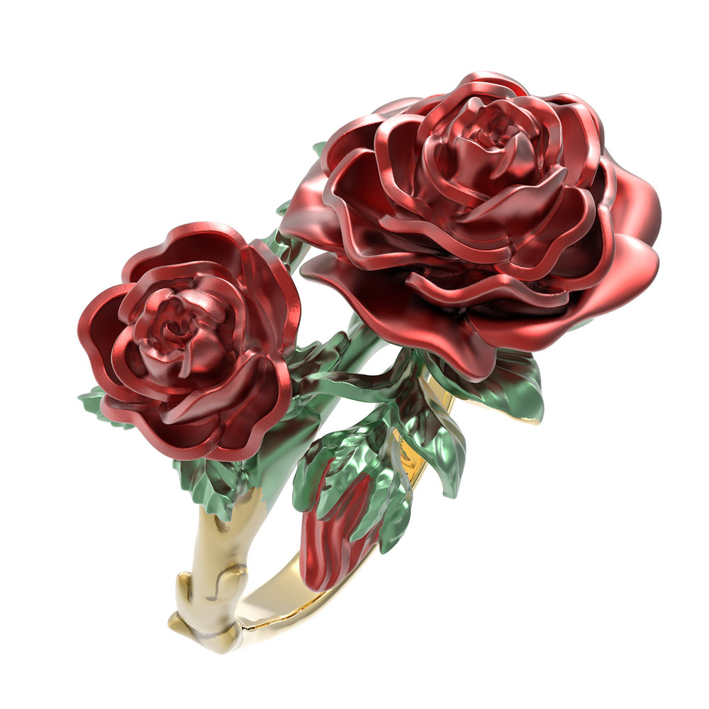 Кольцо из лимонного золота