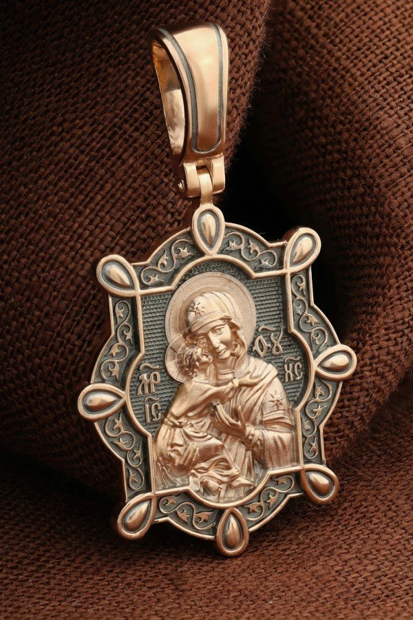 Образок из золота 585 пробы