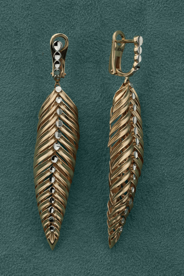 Серьги из золота