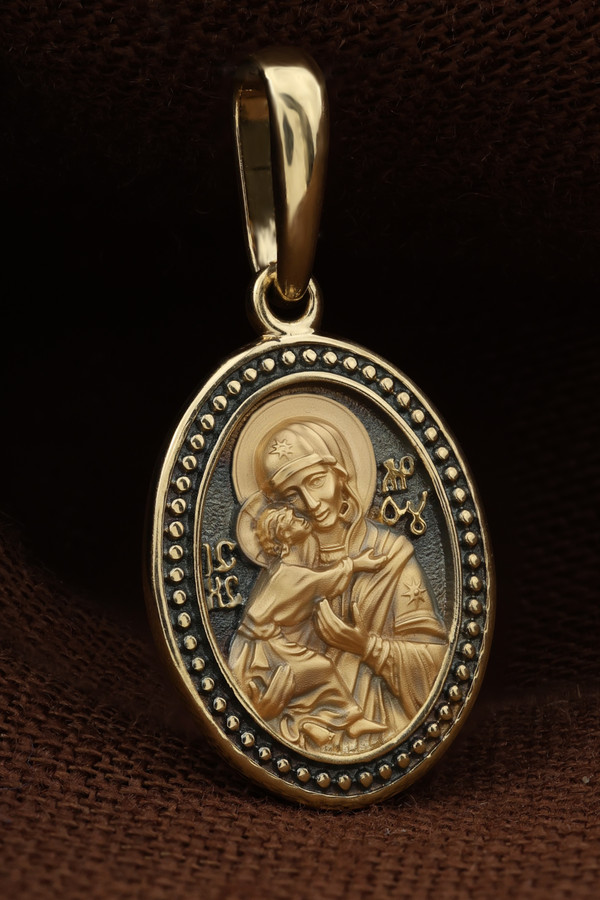 Образок из лимонного золота