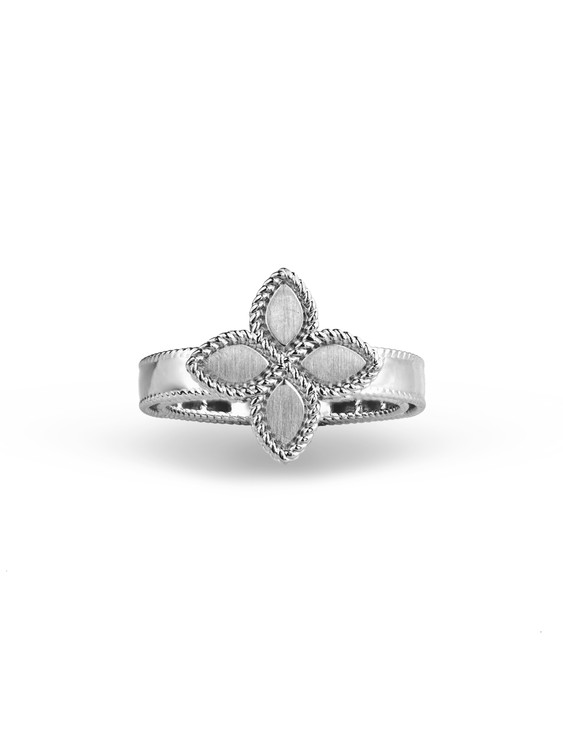 Кольцо из белого золота