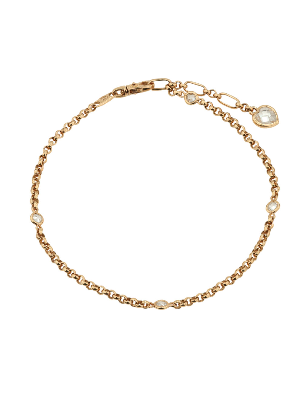 Браслет из золота c фианитом